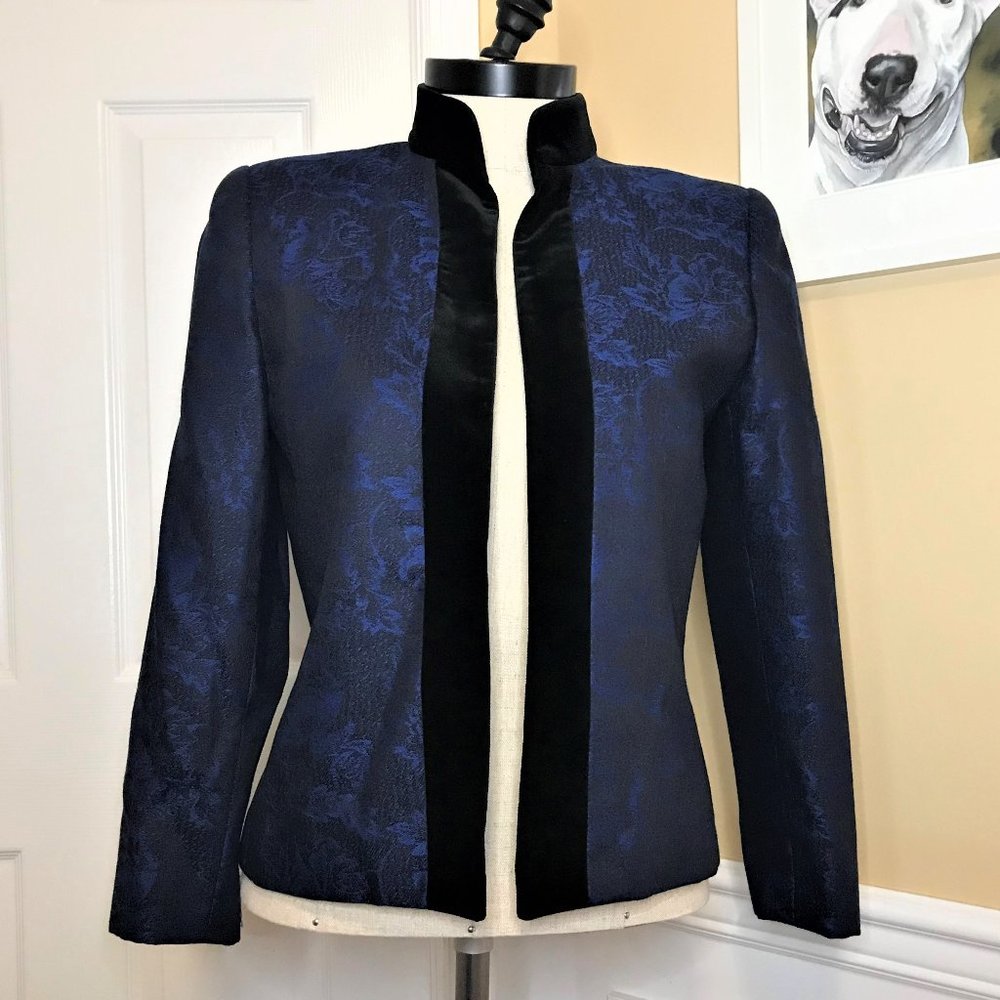NWT Vintage Stunning Blue Blazer Size 8